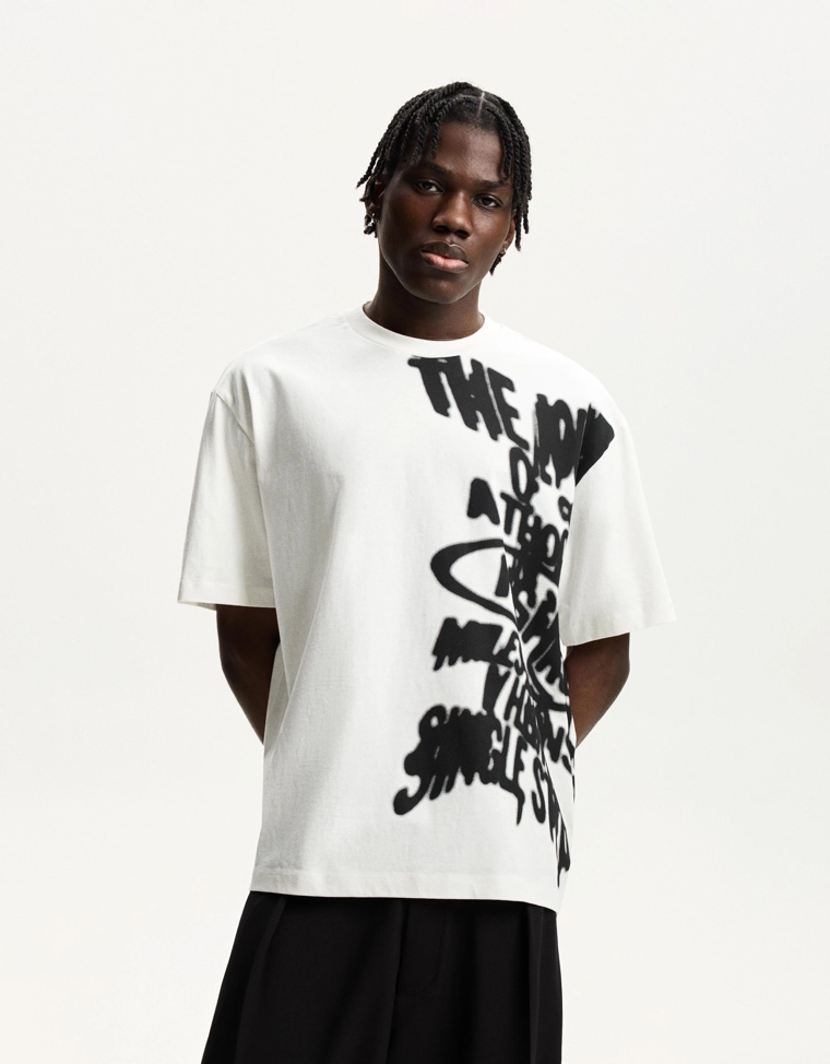 Футболка с принтом