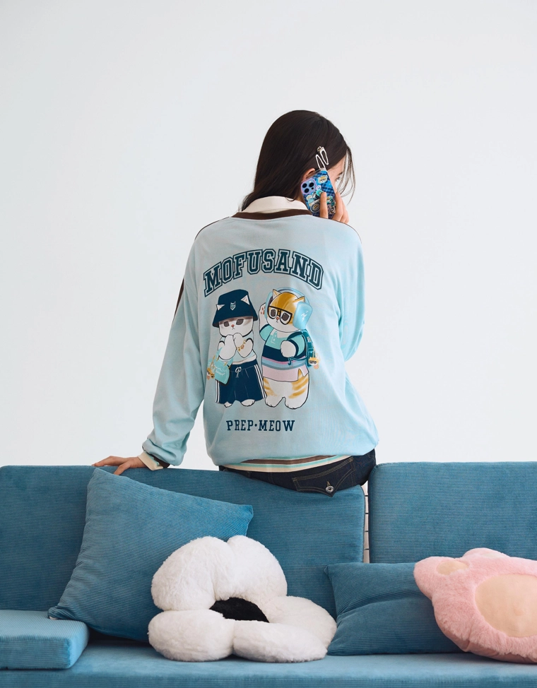 Лонгслив с принтом «Мофусанд»