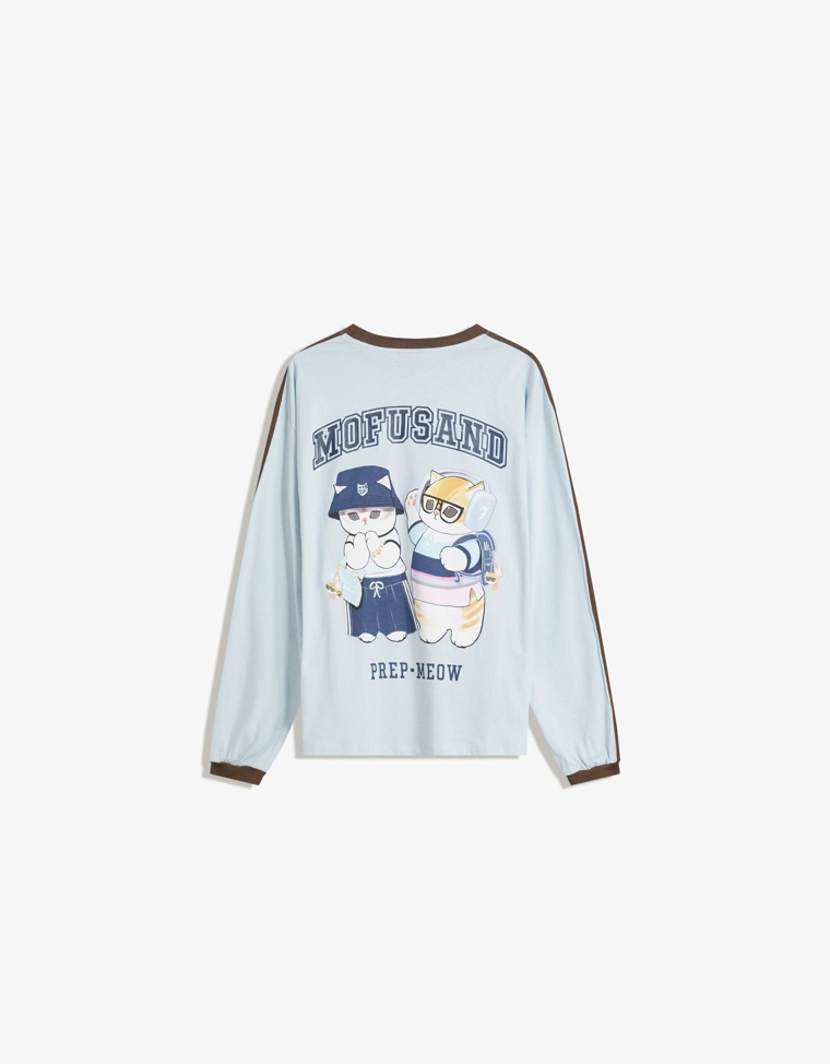 Лонгслив с принтом «Мофусанд»