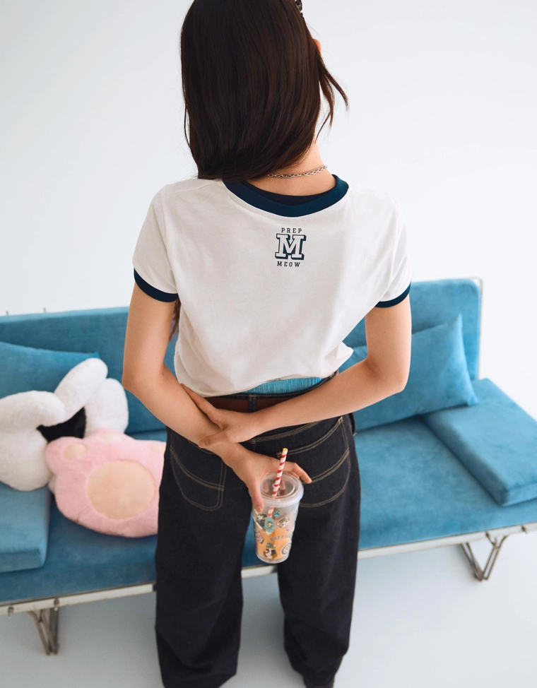 Футболка с короткими рукавами и принтом «Мофусанд»