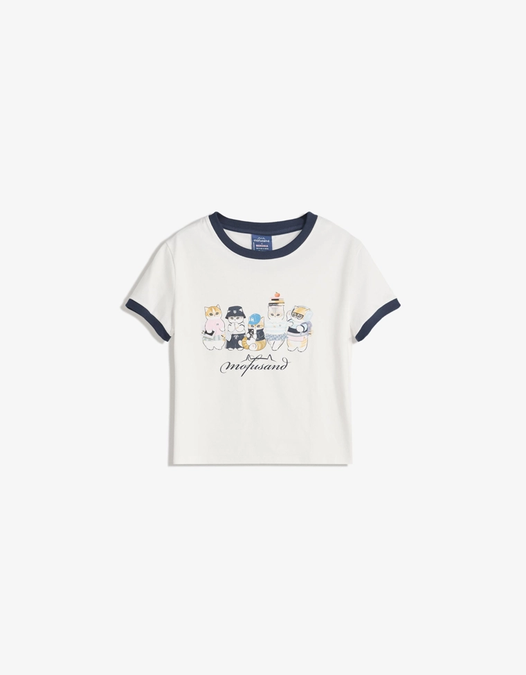 Футболка с короткими рукавами и принтом «Мофусанд»