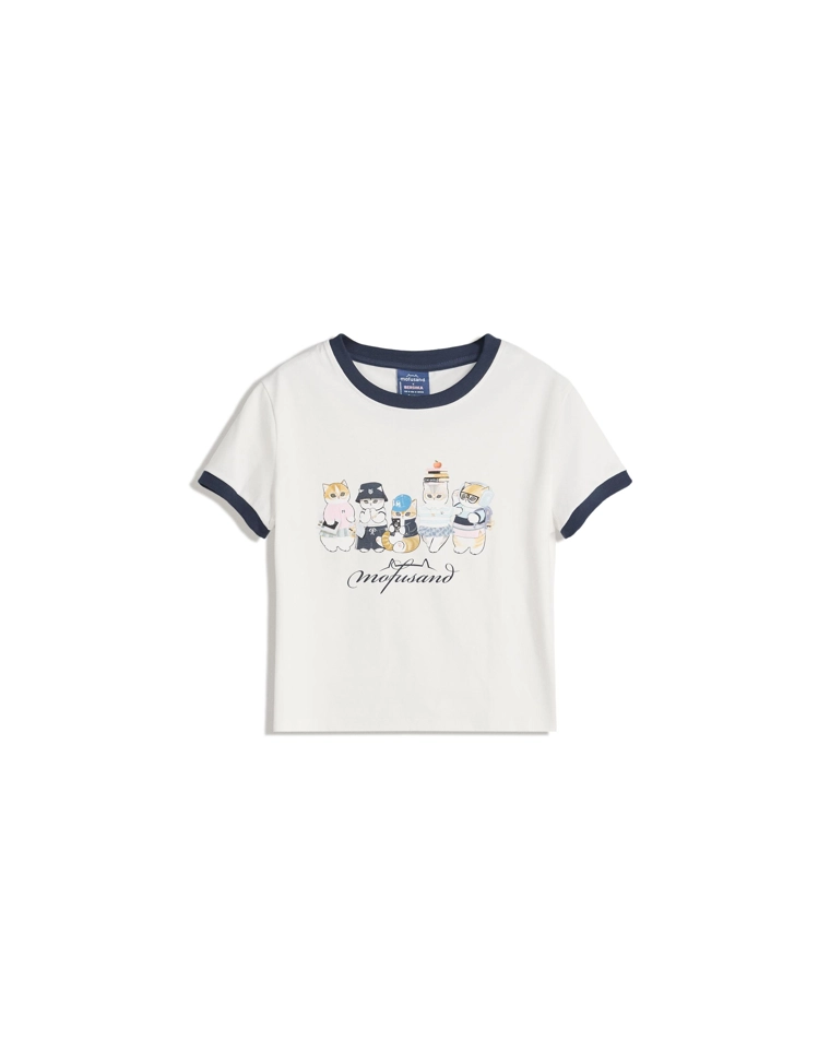 Футболка с короткими рукавами и принтом «Мофусанд»