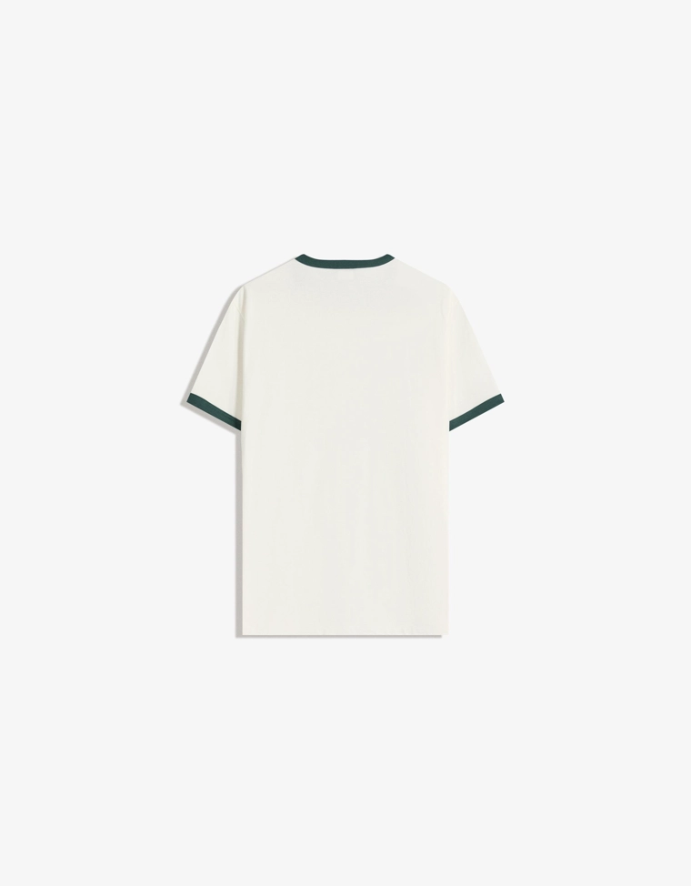 Футболка из трикотажа в рубчик