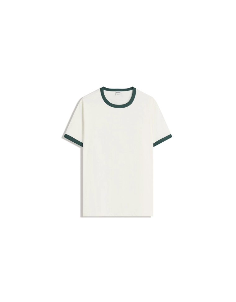 Футболка из трикотажа в рубчик