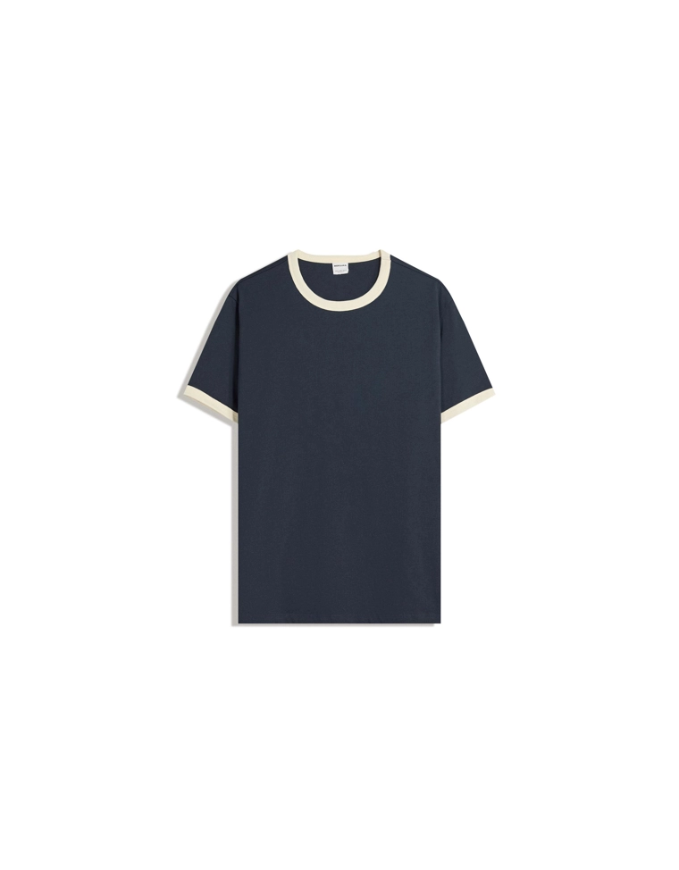 Футболка из трикотажа в рубчик