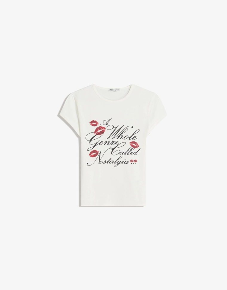 Футболка с принтом