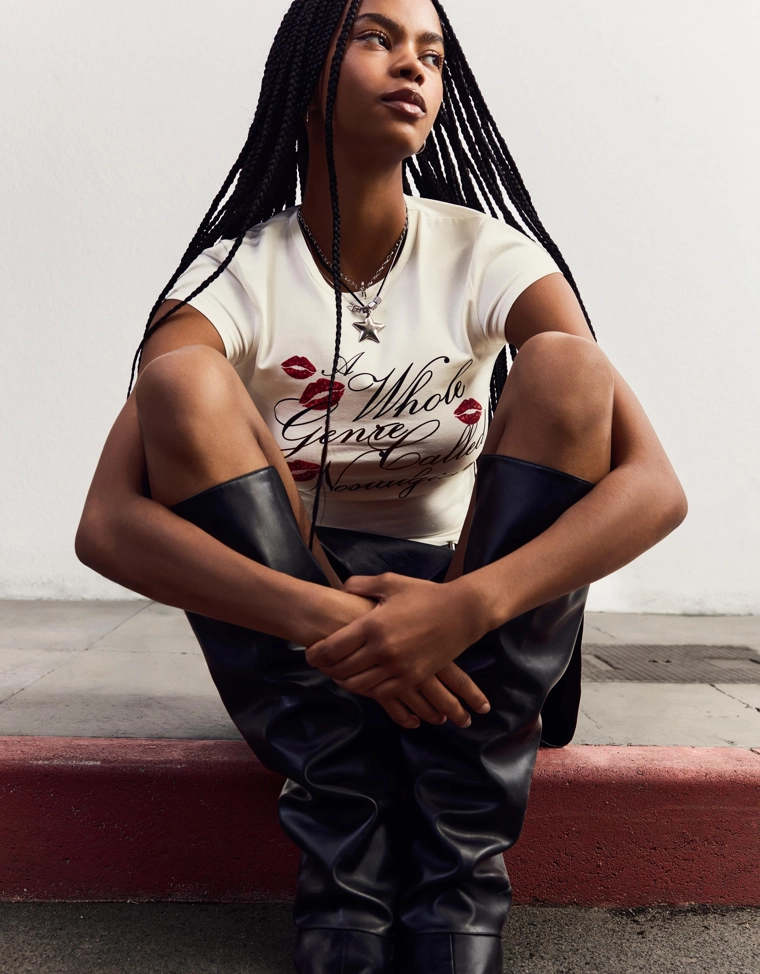 Футболка с принтом