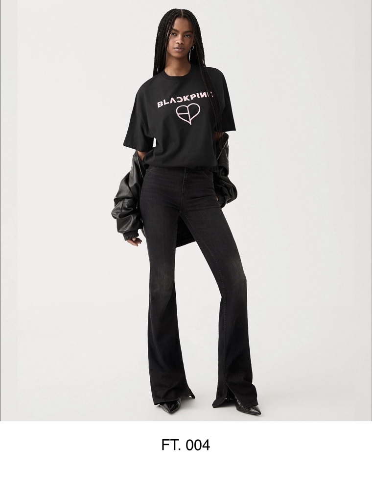 Футболка с короткими рукавами Black Pink