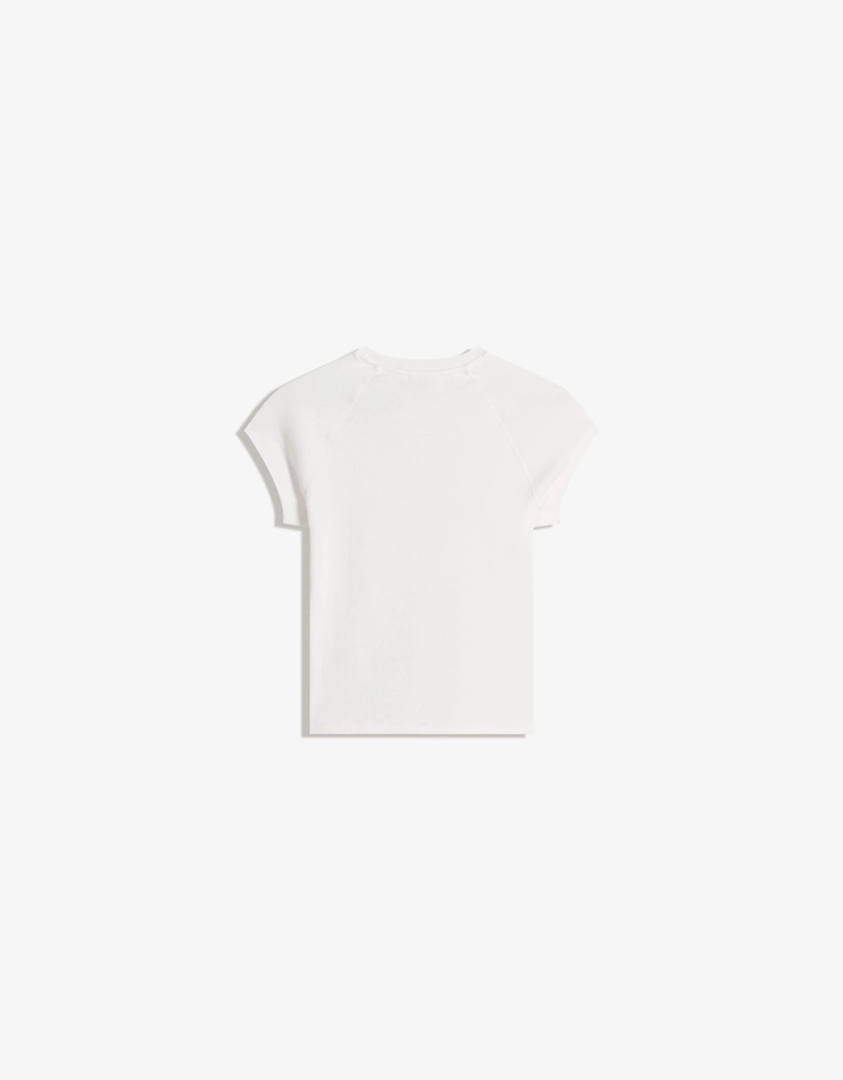 Футболка с короткими рукавами и принтом