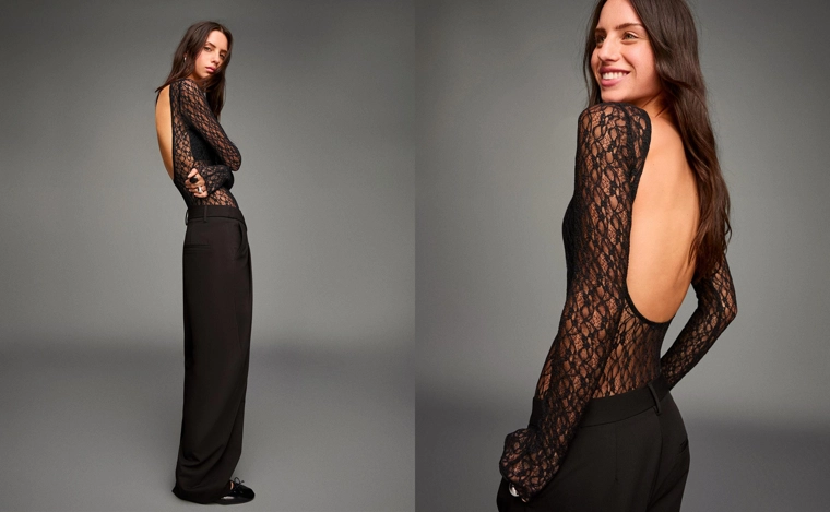 Боди с длинными рукавами