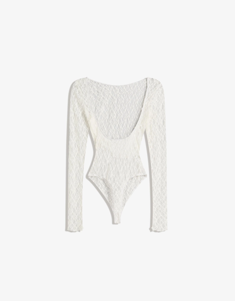 Боди с длинными рукавами