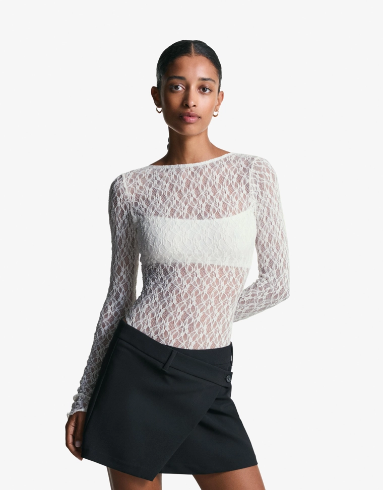 Боди с длинными рукавами