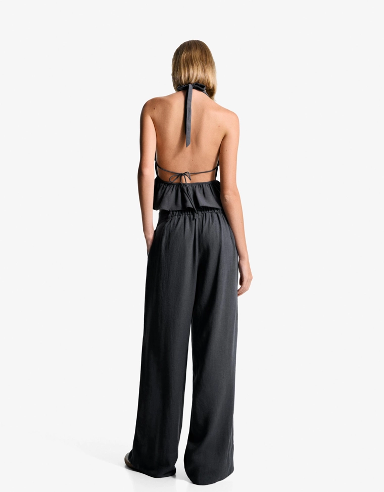 Джинсы серые