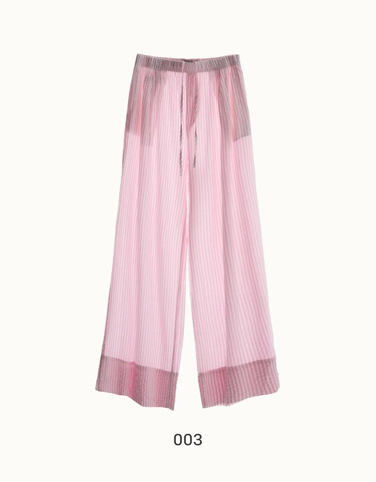 Широкие брюки из рельефной ткани