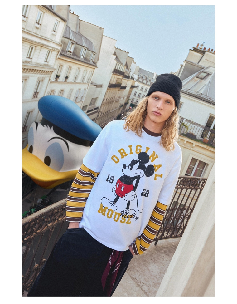 Футболка с короткими рукавами и принтом «Микки Маус»