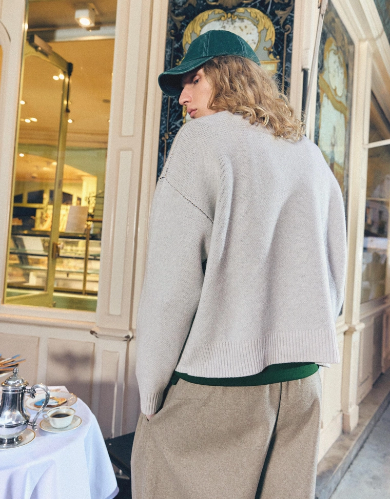 Жаккардовый свитер с Дональдом Даком