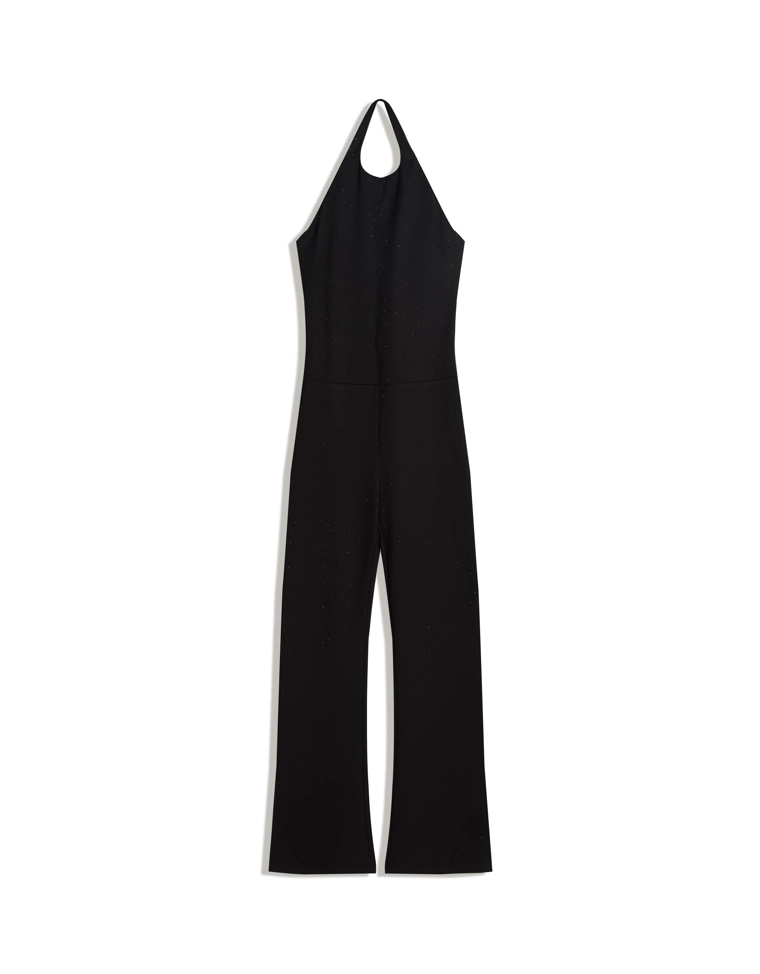 Облегающий комбинезон со стразами