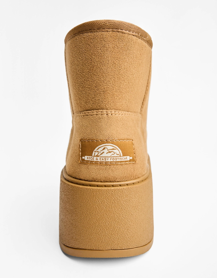 Ботинки на платформе с подкладкой из искусственного меха