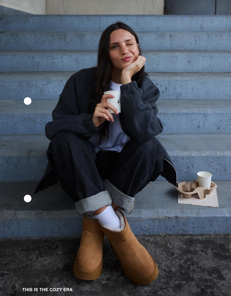 Ботинки на платформе с подкладкой из искусственного меха