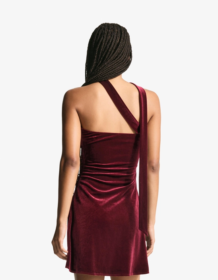 Бордовая юбка