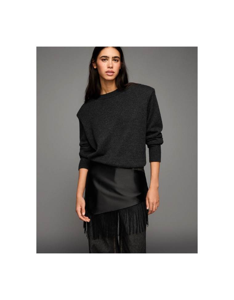 Шарф-парео с бахромой