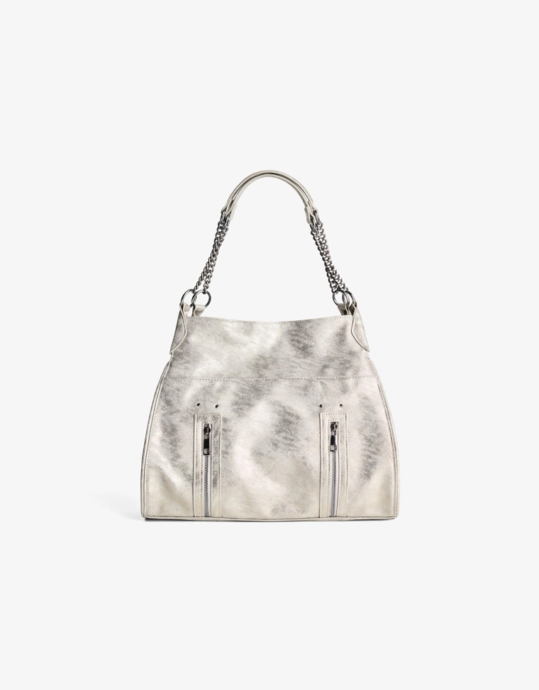 Сумка со стразами на цепочке