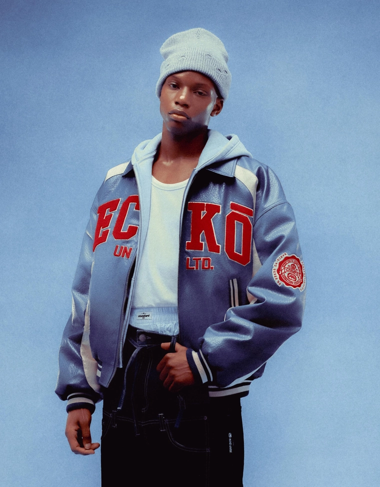 Ecko unltd куртка эффектом кожи