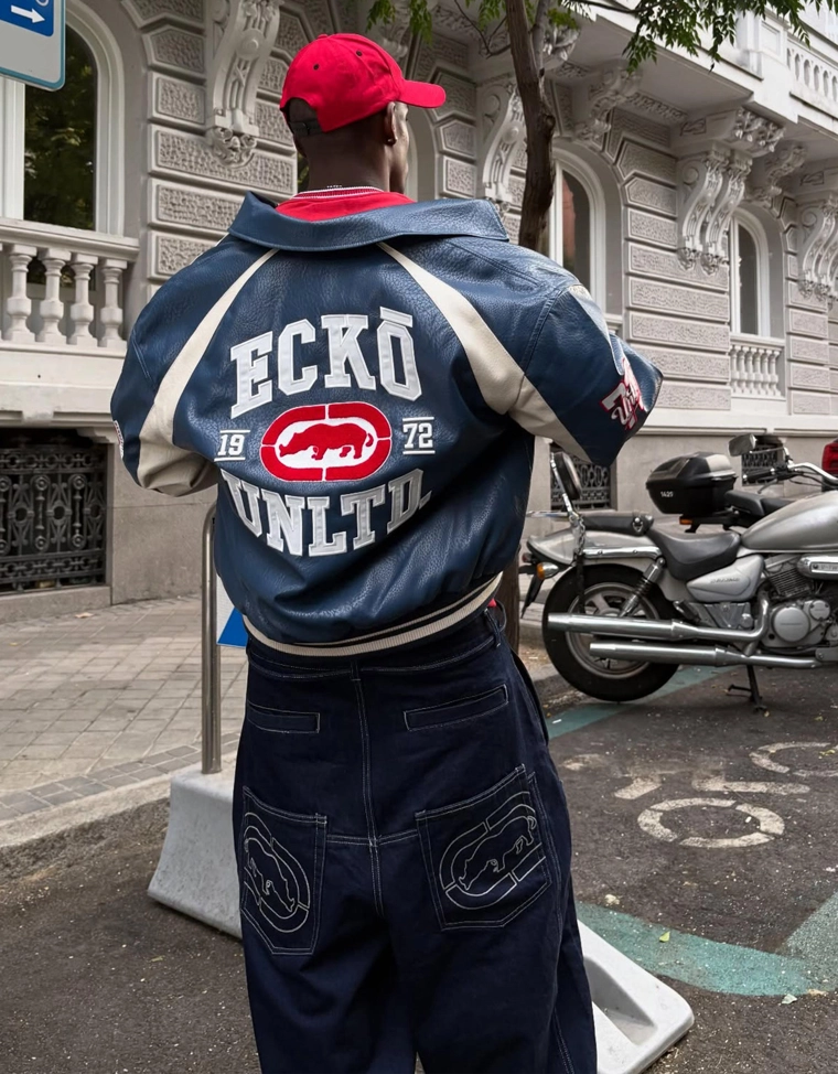 Ecko unltd куртка эффектом кожи