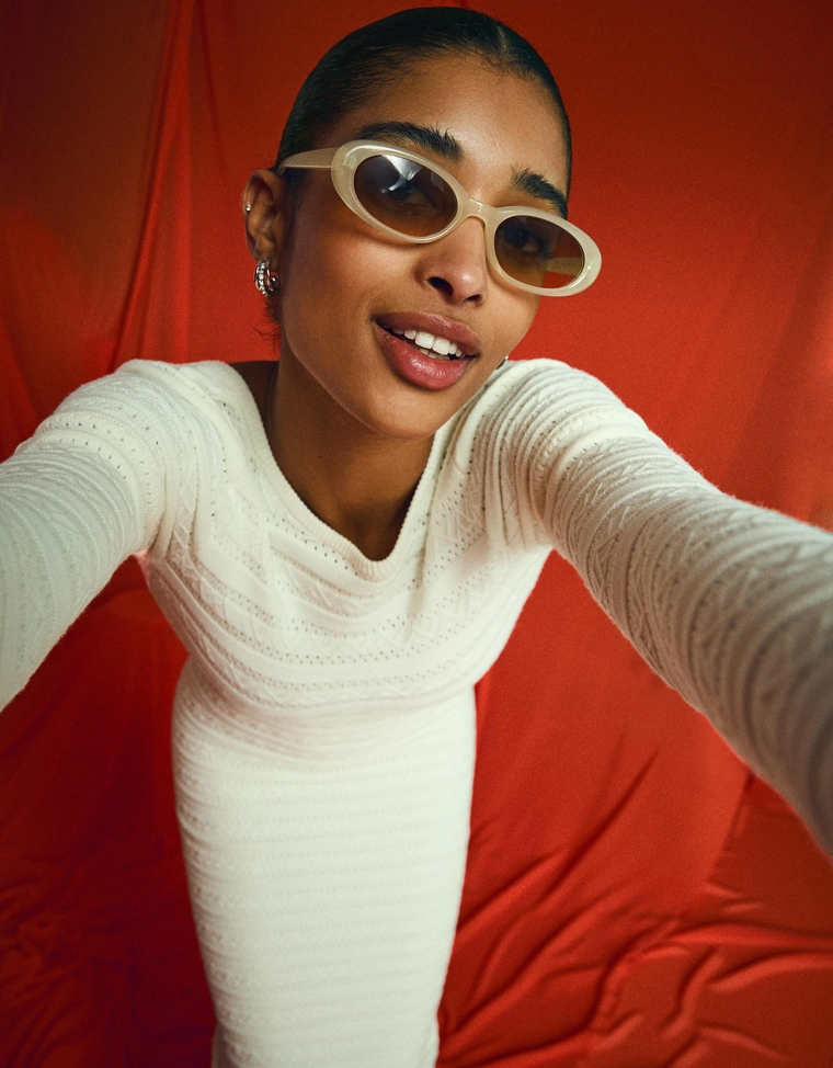 Платье миди с рельефным узором