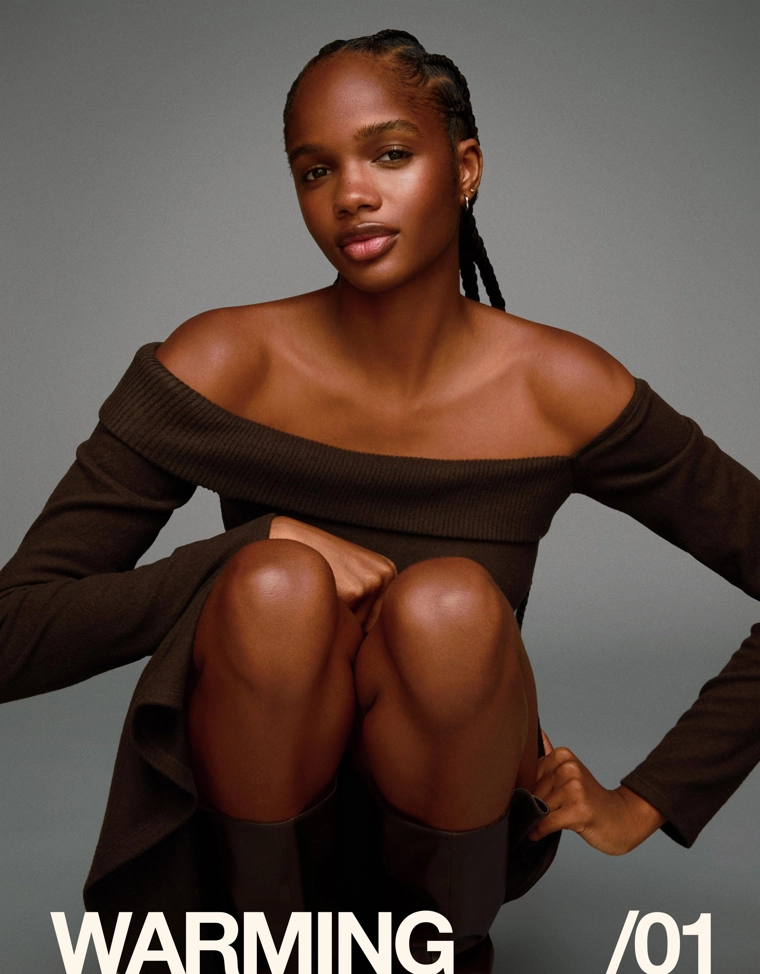 Мягкий асимметричный трикотажный джемпер