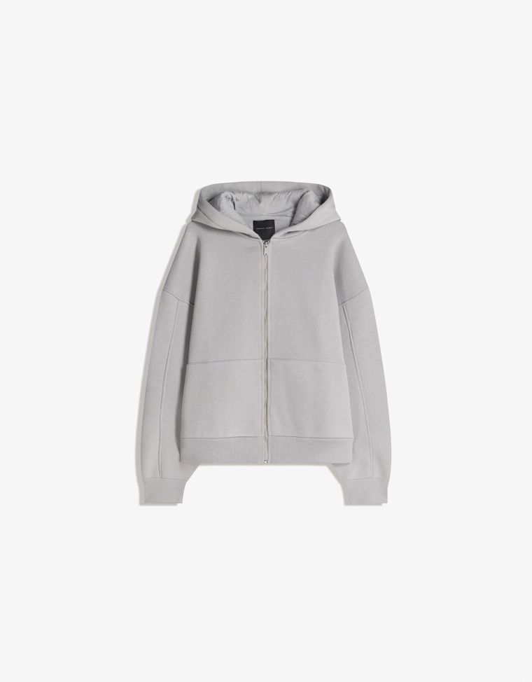 Худи оверсайз на молнии с капюшоном