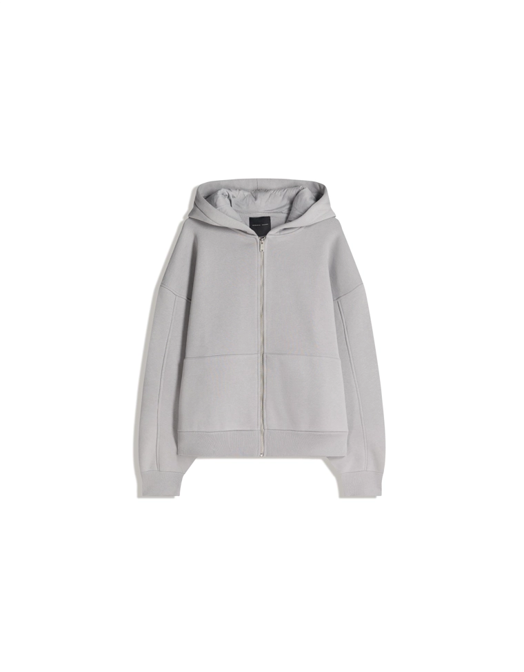 Худи оверсайз на молнии с капюшоном