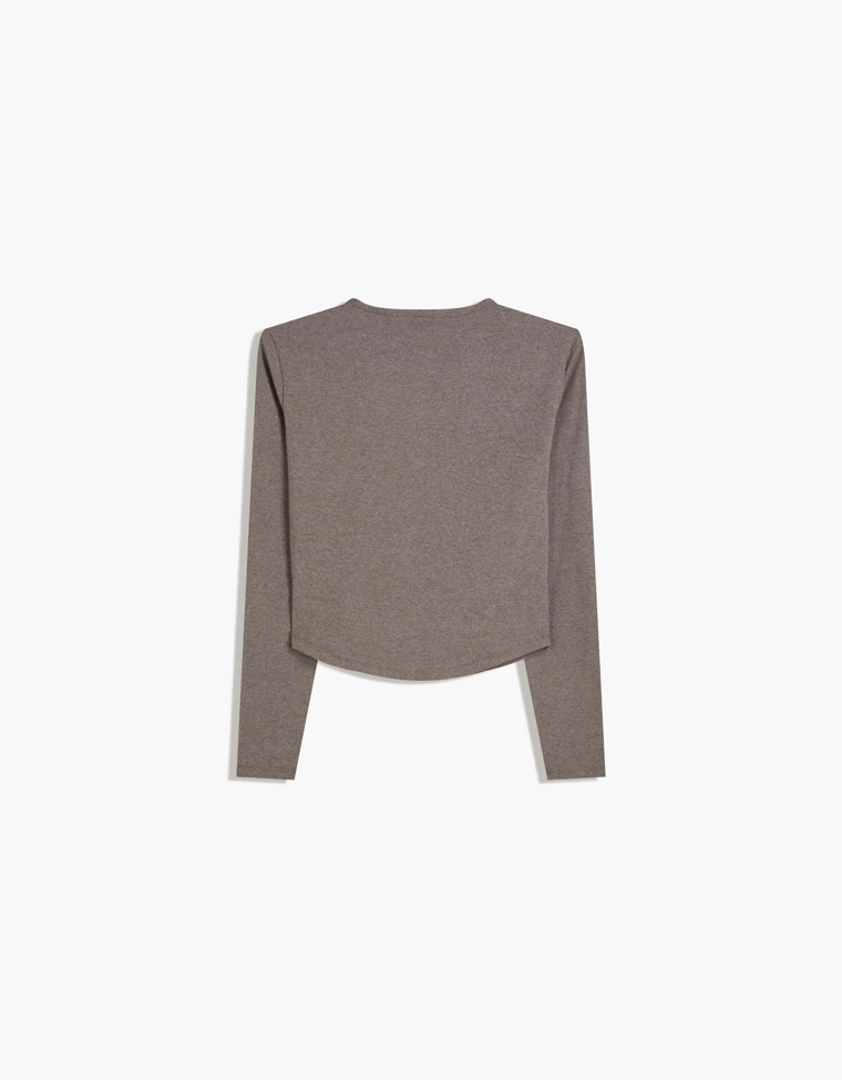 Кардиган на пуговицах