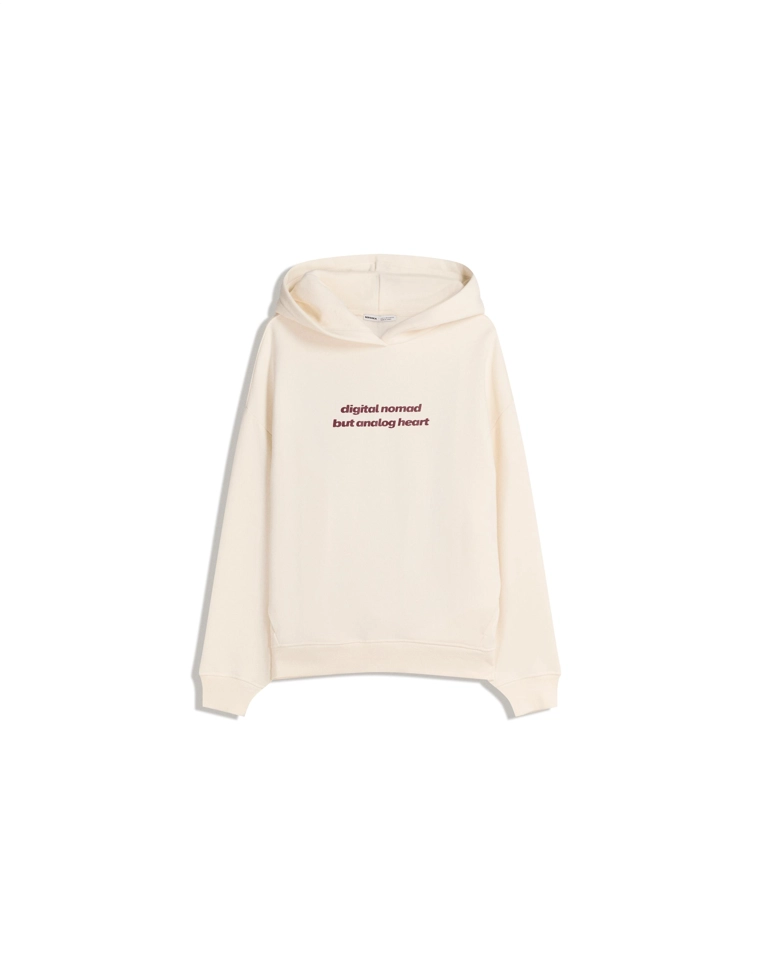 Худи с капюшоном и принтом