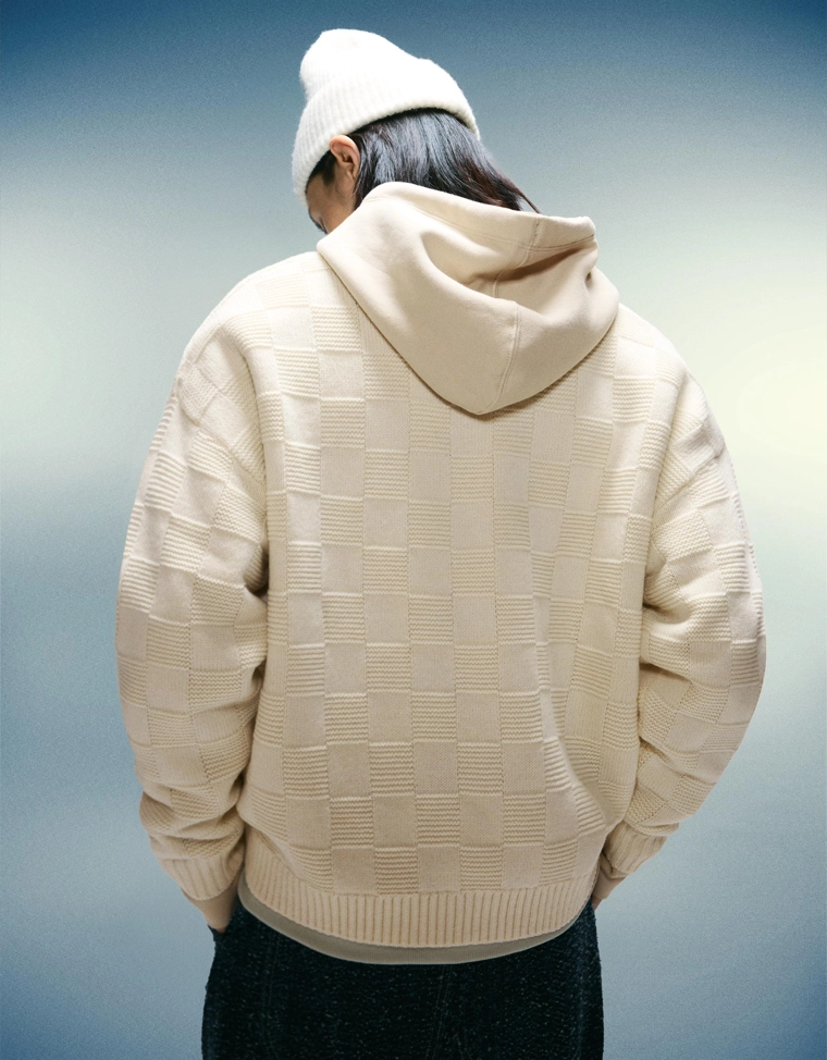 Джемпер с воротником поло и принтом