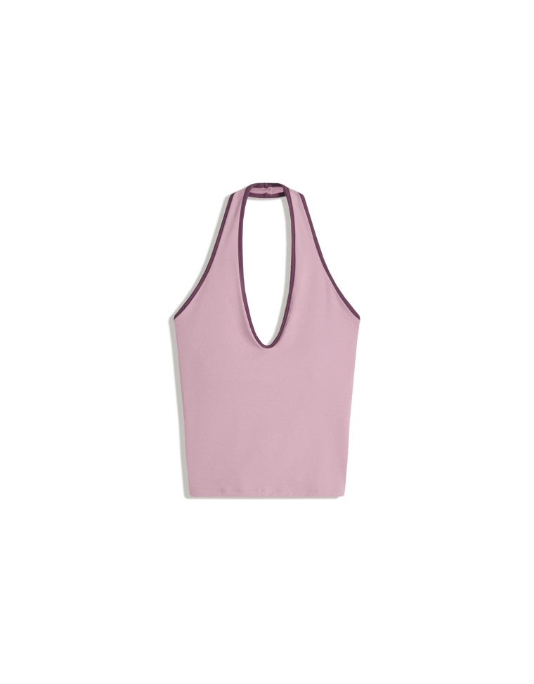 Высокотехнологичный топ с горловиной халтер