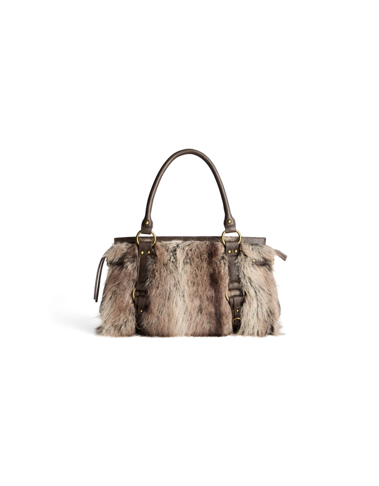 Сумка на плечо из искусственного меха