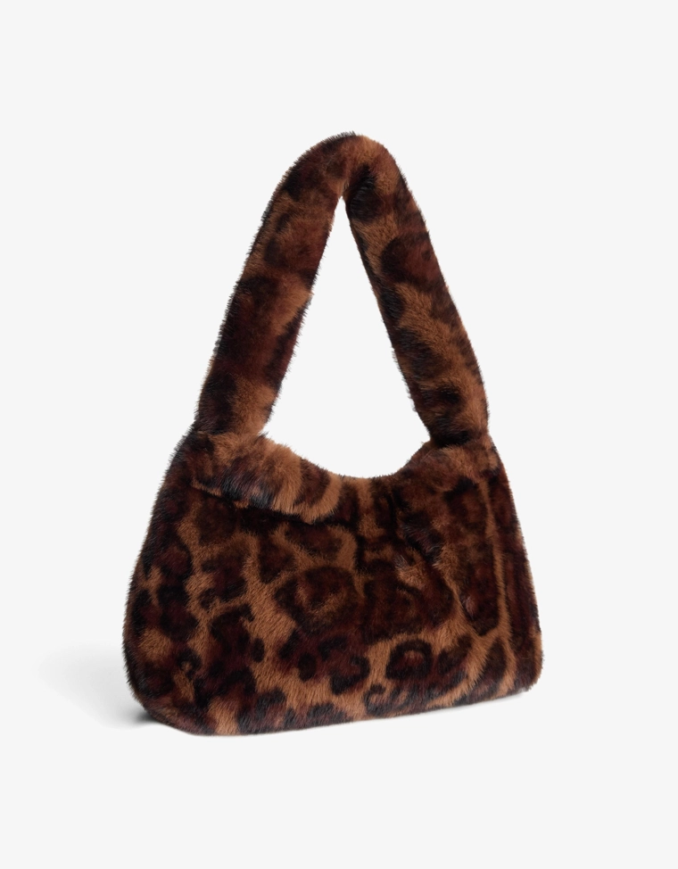 Сумка через плечо из искусственного меха