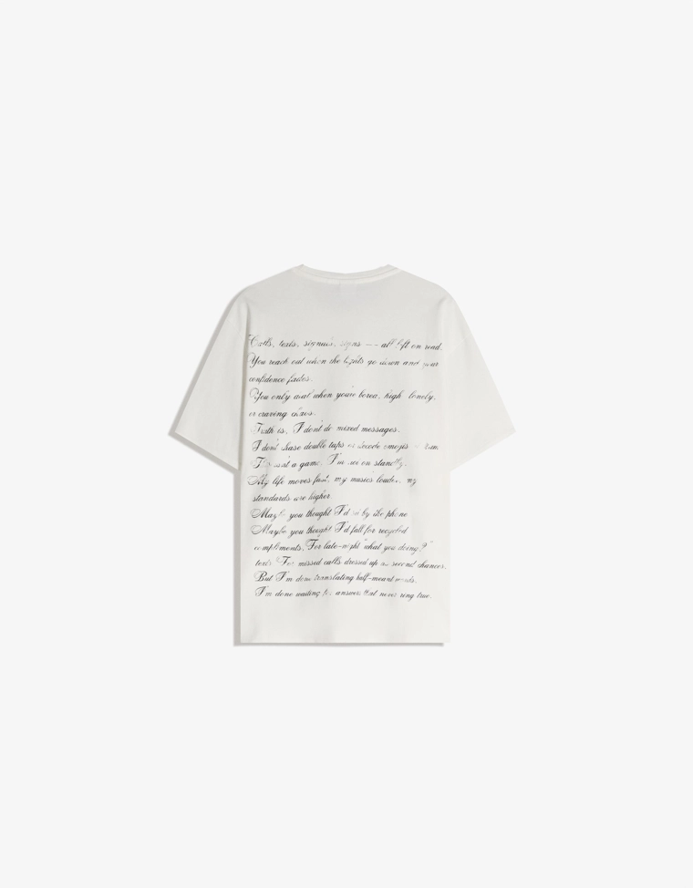 Футболка геометрического кроя с короткими рукавами и принтом