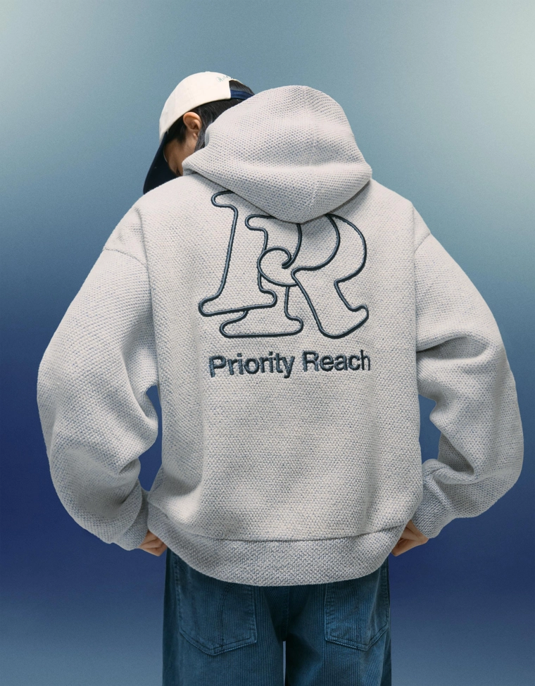 Худи с капюшоном и принтом