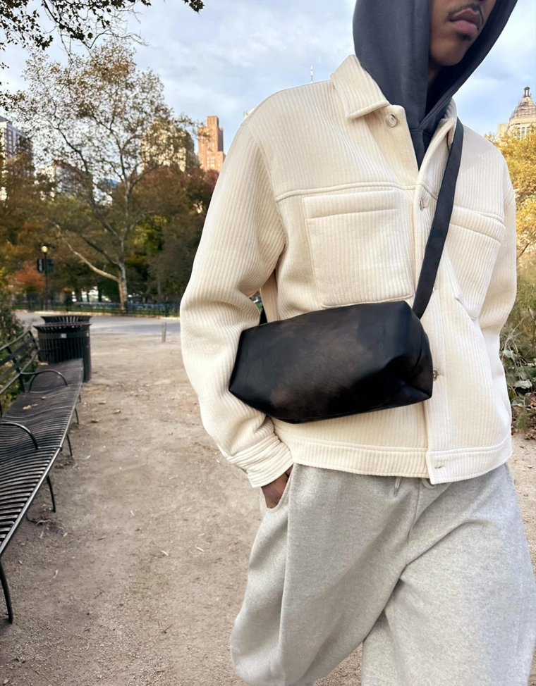 Укороченная куртка из искусственной овчины