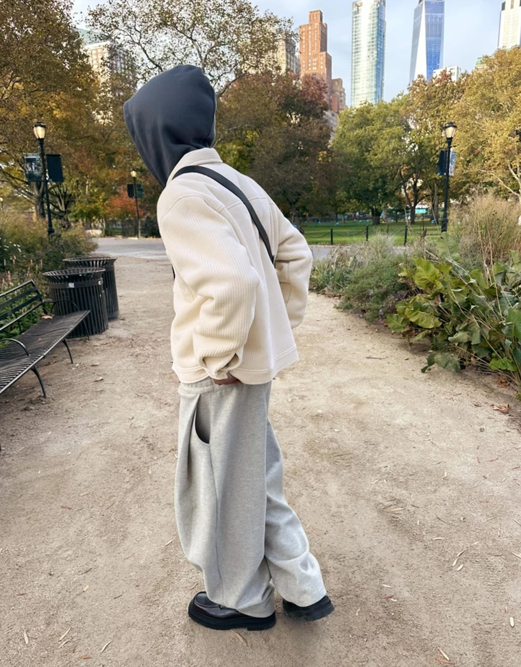 Укороченная куртка из искусственной овчины