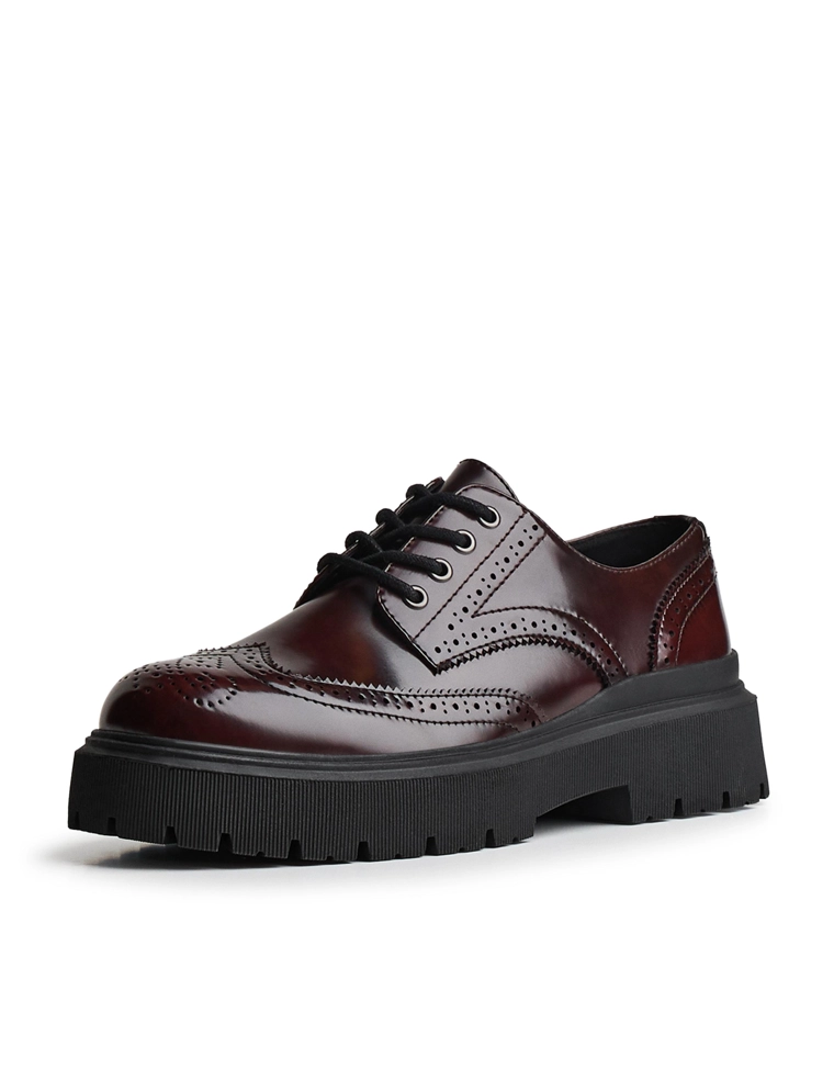 Туфли дерби с перфорацией