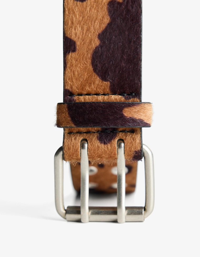 Ремень с анималистическим принтом