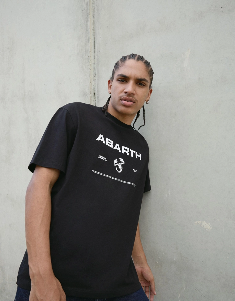 Футболка Racing Abarth с короткими рукавами и принтом