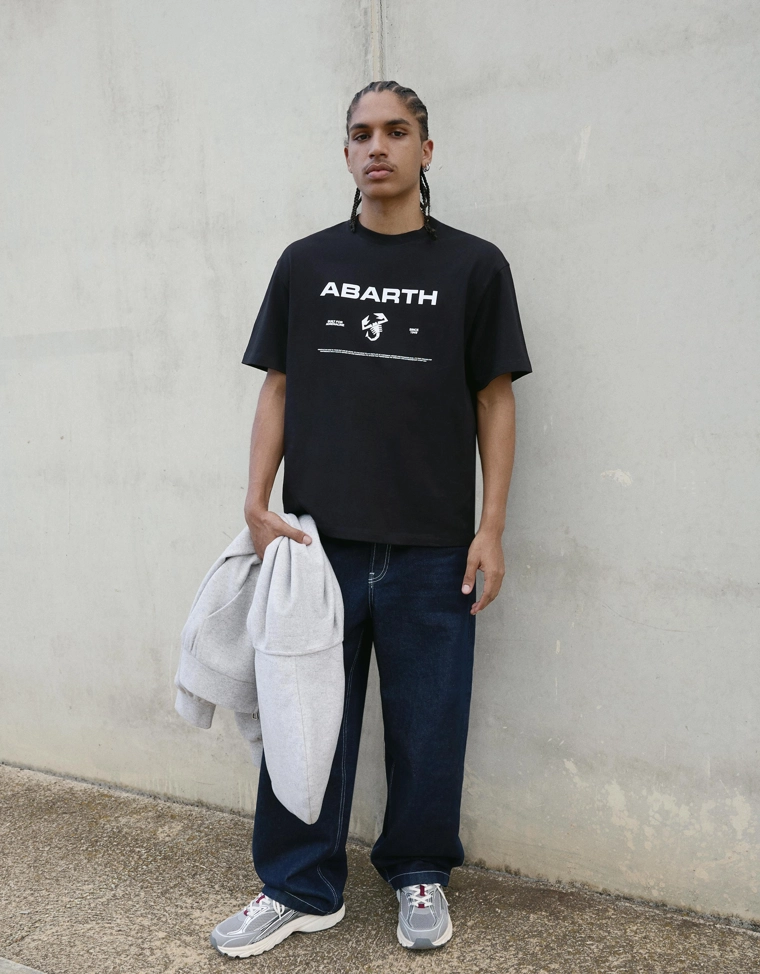 Футболка Racing Abarth с короткими рукавами и принтом