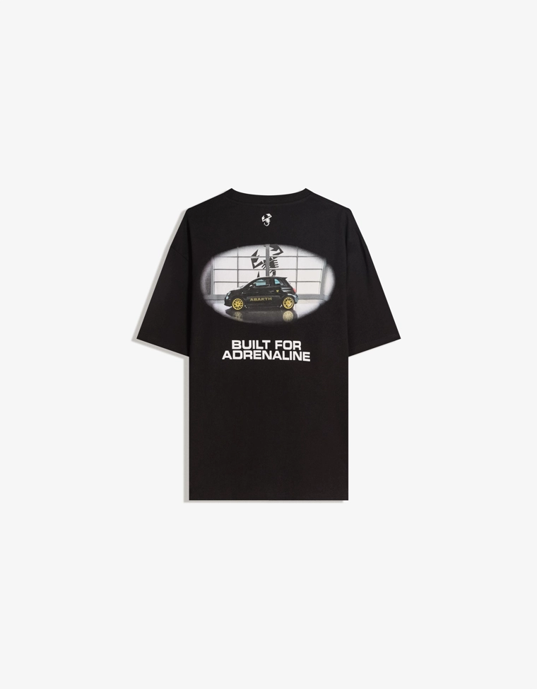 Футболка Racing Abarth с короткими рукавами и принтом