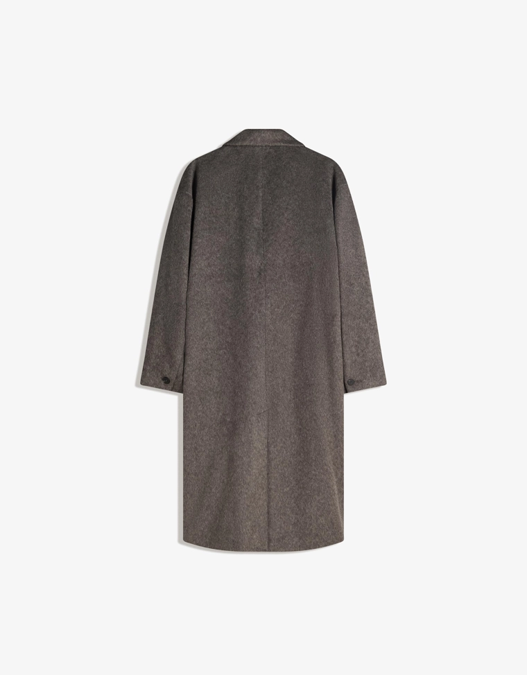 Пальто с эффектом начеса