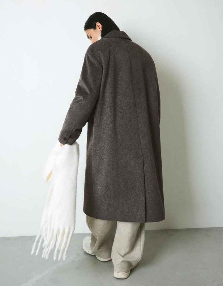 Пальто с эффектом начеса