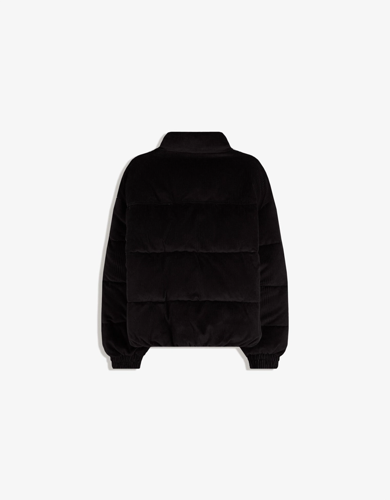 Вельветовый пуховик